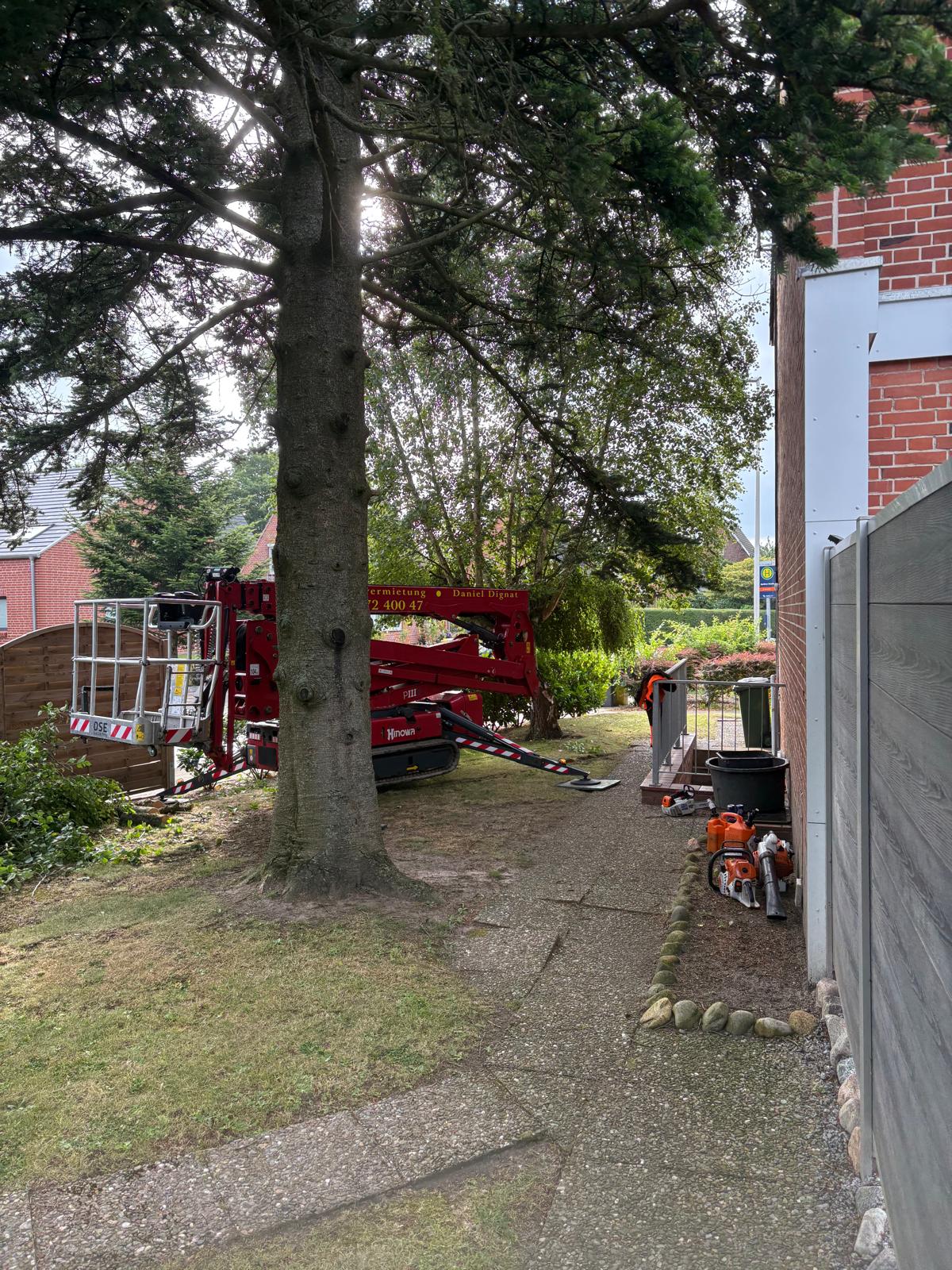 Hubsteiger im Einsatz