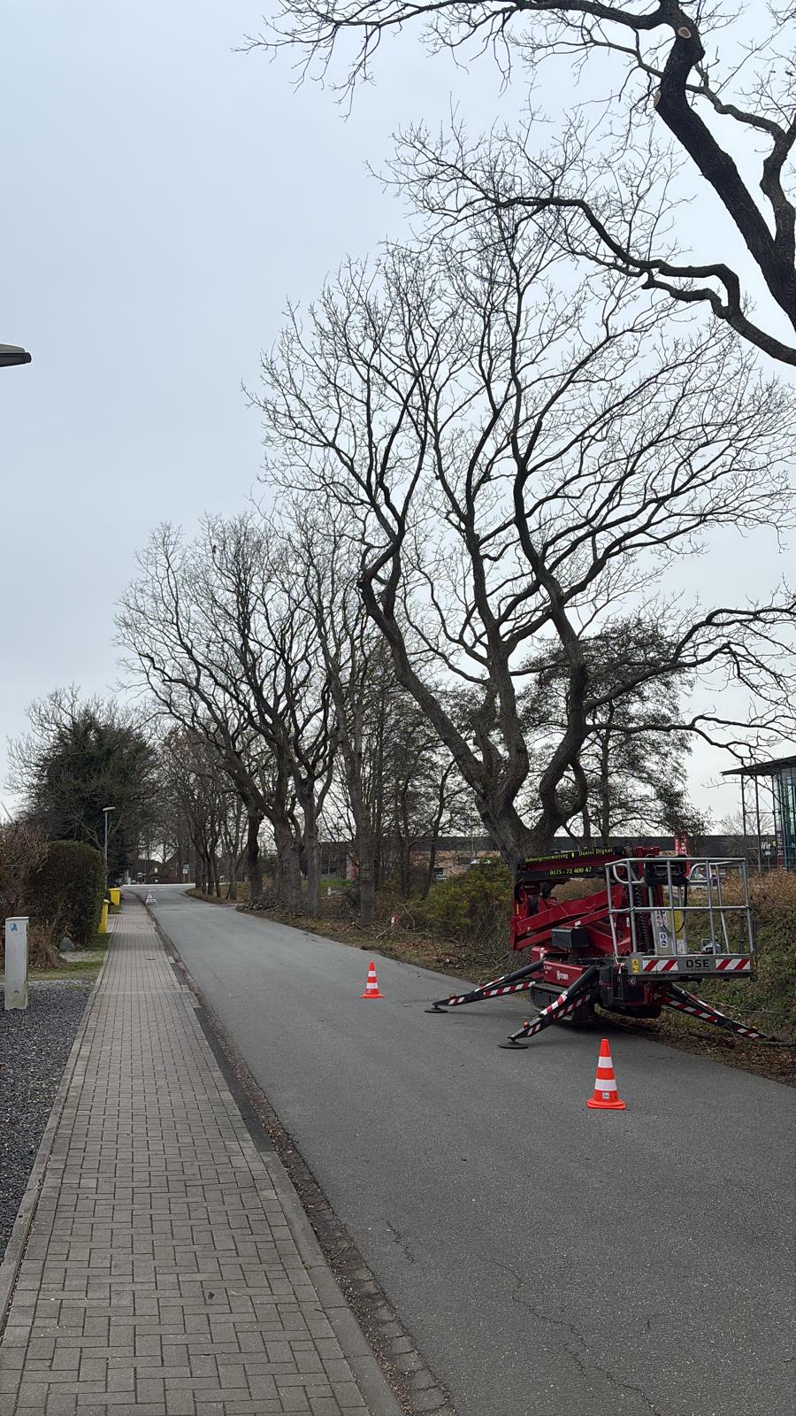 Hubsteiger im Einsatz