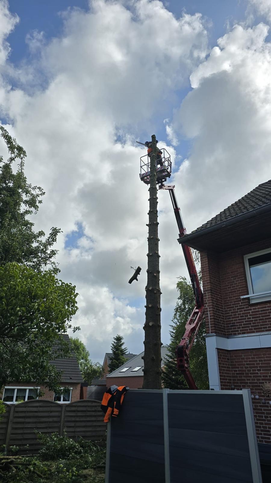 Hubsteiger im Einsatz